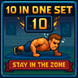 10 Pushups in Set