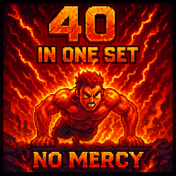 40 Pushups in Set